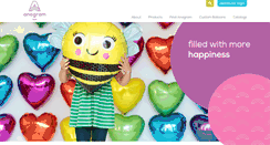 Desktop Screenshot of anagramballoons.com