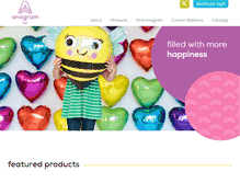 Tablet Screenshot of anagramballoons.com